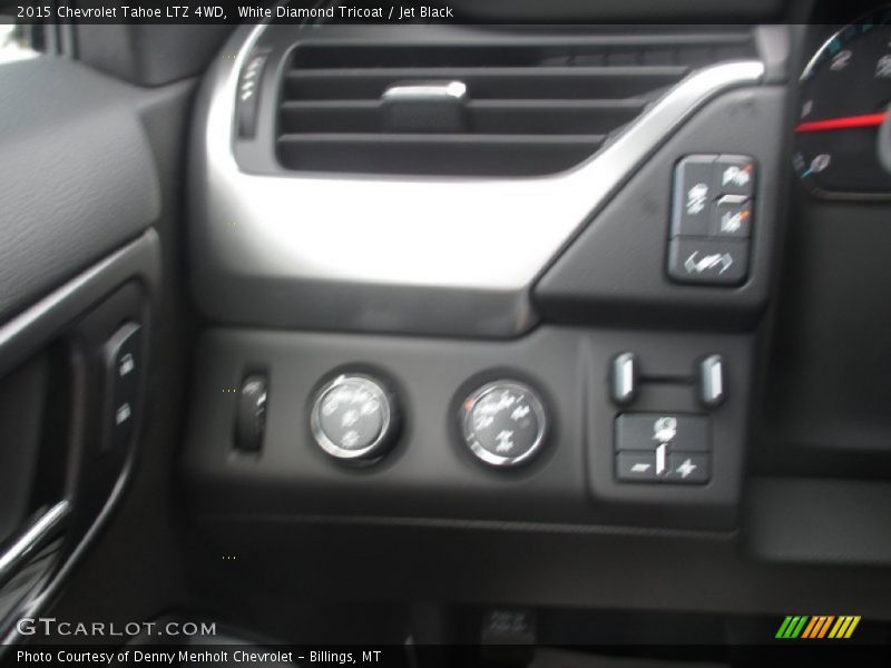 White Diamond Tricoat / Jet Black 2015 Chevrolet Tahoe LTZ 4WD