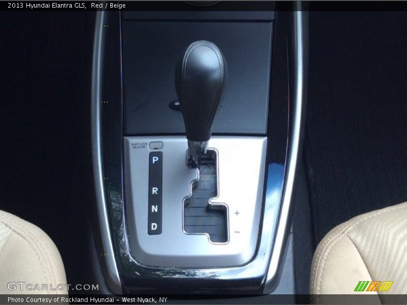 Red / Beige 2013 Hyundai Elantra GLS