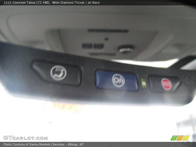 White Diamond Tricoat / Jet Black 2015 Chevrolet Tahoe LTZ 4WD