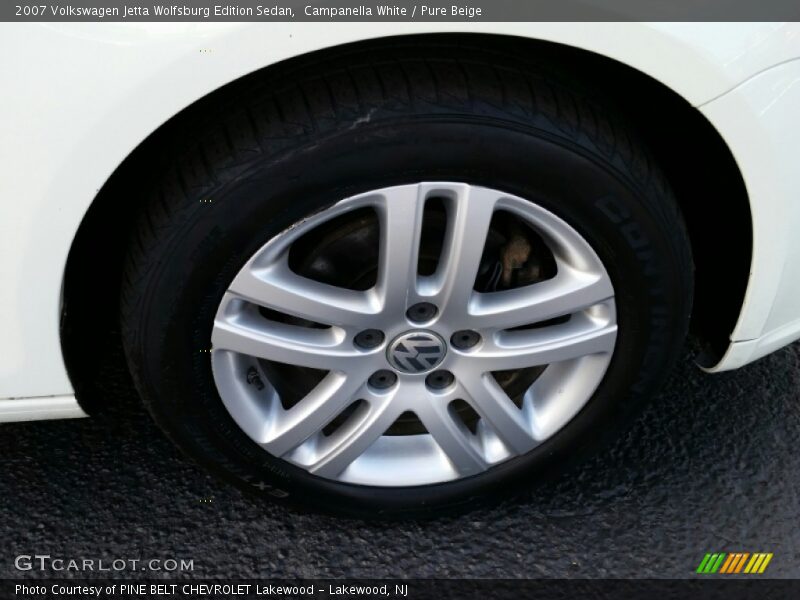 Campanella White / Pure Beige 2007 Volkswagen Jetta Wolfsburg Edition Sedan
