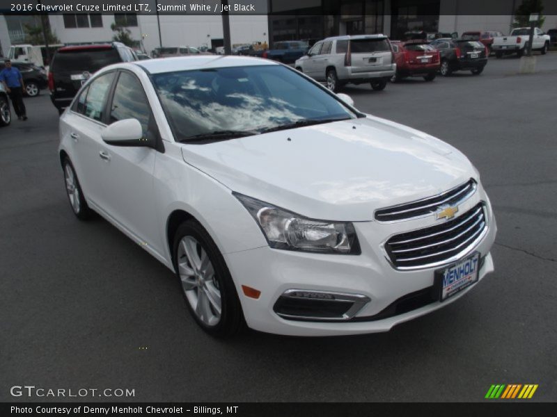 Summit White / Jet Black 2016 Chevrolet Cruze Limited LTZ