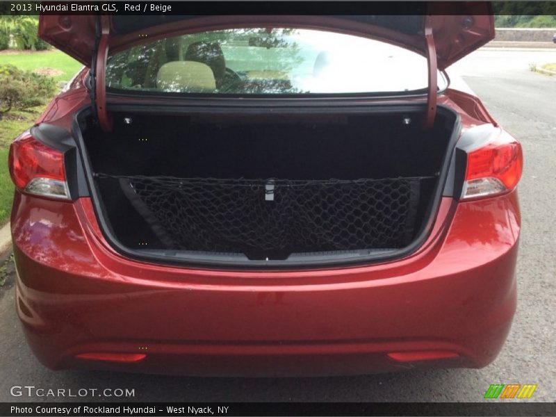Red / Beige 2013 Hyundai Elantra GLS
