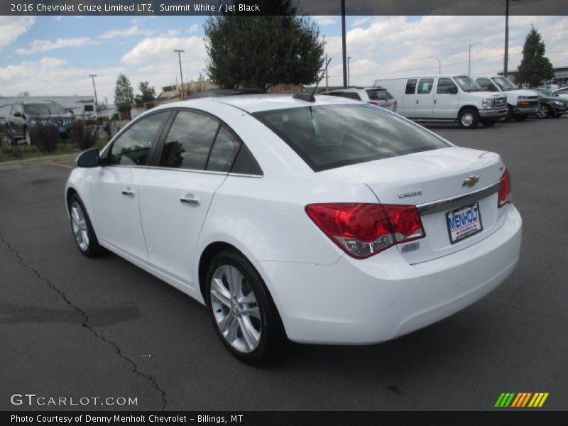 Summit White / Jet Black 2016 Chevrolet Cruze Limited LTZ