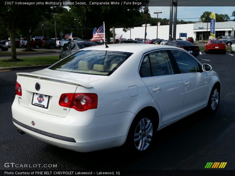 Campanella White / Pure Beige 2007 Volkswagen Jetta Wolfsburg Edition Sedan