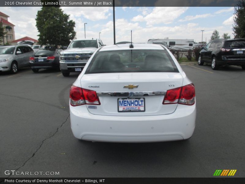 Summit White / Jet Black 2016 Chevrolet Cruze Limited LTZ