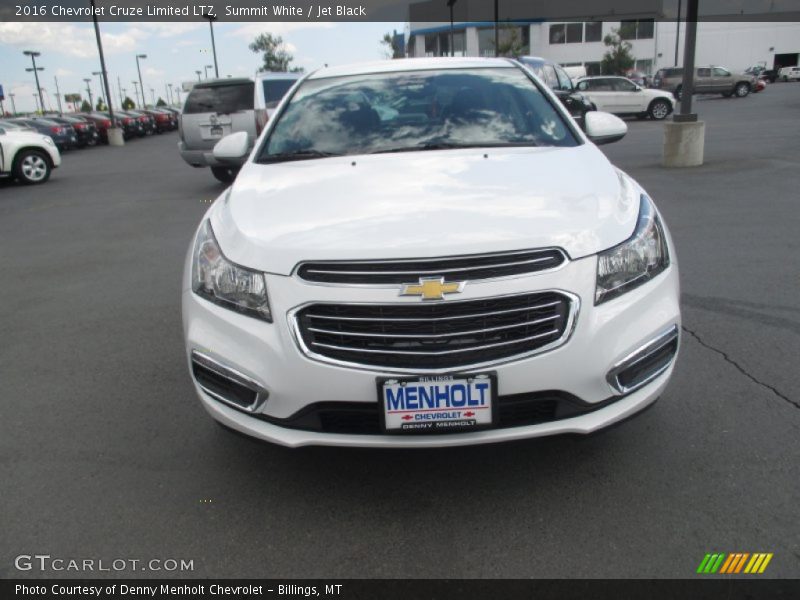 Summit White / Jet Black 2016 Chevrolet Cruze Limited LTZ