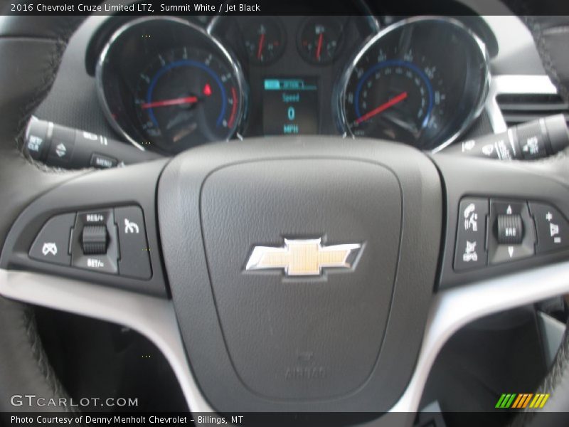 Summit White / Jet Black 2016 Chevrolet Cruze Limited LTZ
