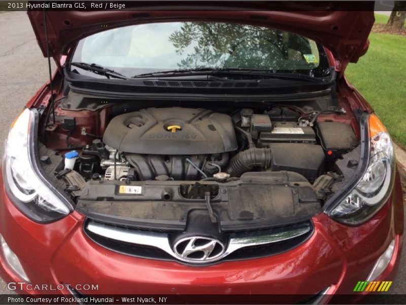 Red / Beige 2013 Hyundai Elantra GLS