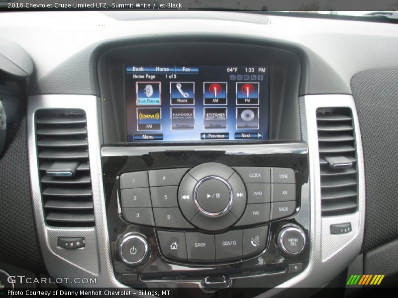 Summit White / Jet Black 2016 Chevrolet Cruze Limited LTZ