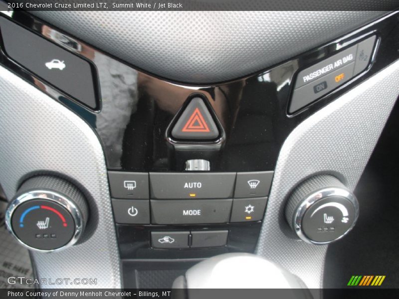Summit White / Jet Black 2016 Chevrolet Cruze Limited LTZ