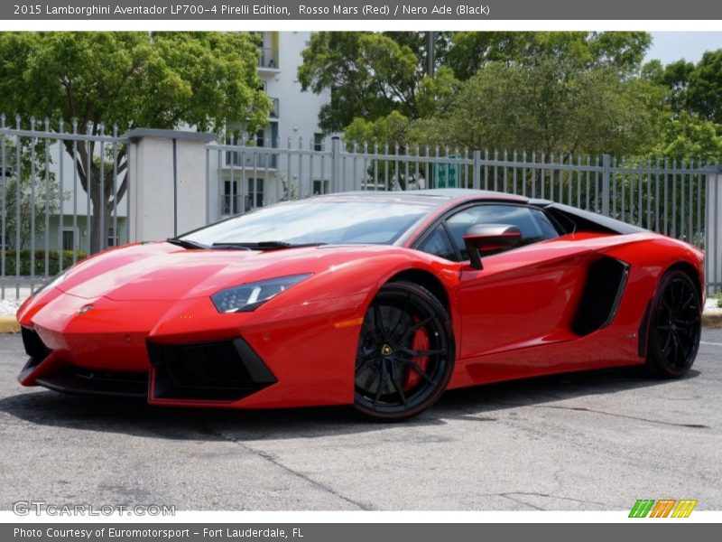 Front 3/4 View of 2015 Aventador LP700-4 Pirelli Edition