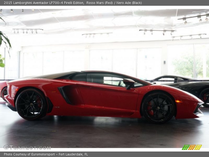 Rosso Mars (Red) / Nero Ade (Black) 2015 Lamborghini Aventador LP700-4 Pirelli Edition