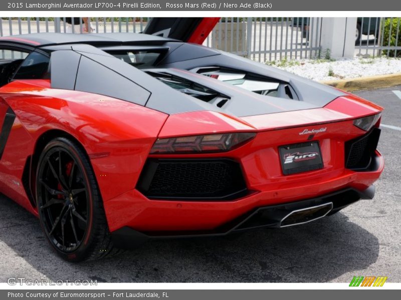 Rosso Mars (Red) / Nero Ade (Black) 2015 Lamborghini Aventador LP700-4 Pirelli Edition