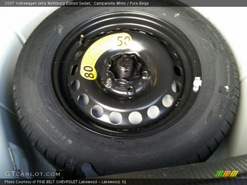 Campanella White / Pure Beige 2007 Volkswagen Jetta Wolfsburg Edition Sedan