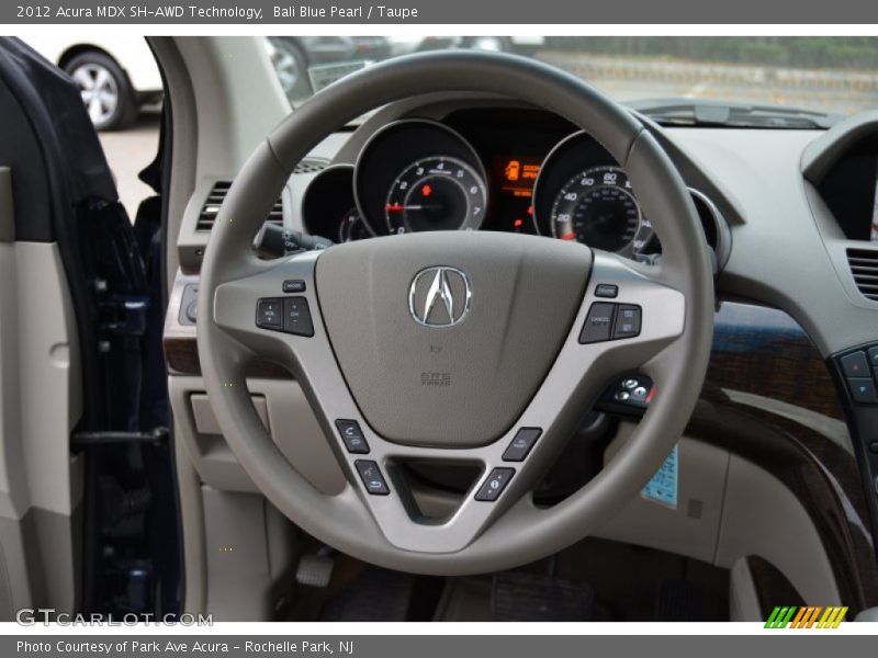 Bali Blue Pearl / Taupe 2012 Acura MDX SH-AWD Technology