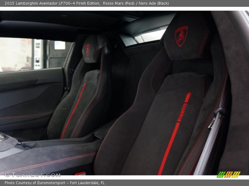 Front Seat of 2015 Aventador LP700-4 Pirelli Edition