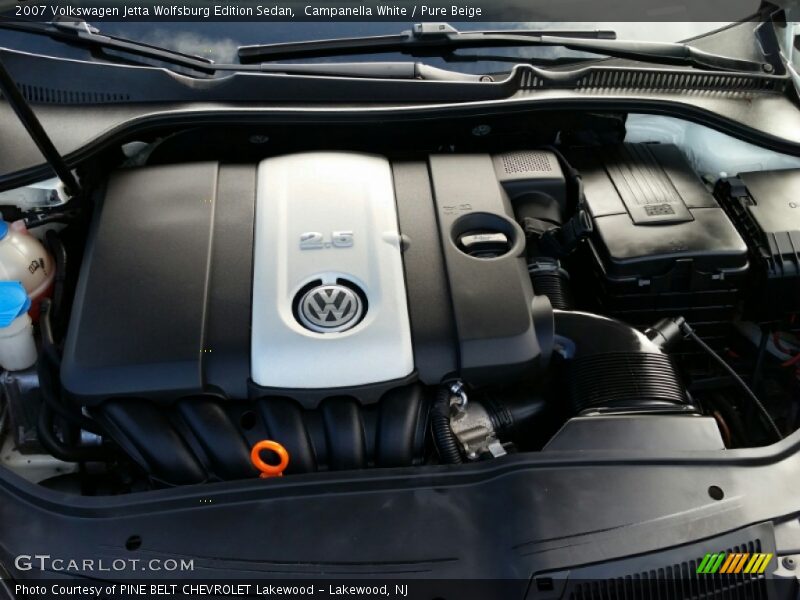 Campanella White / Pure Beige 2007 Volkswagen Jetta Wolfsburg Edition Sedan