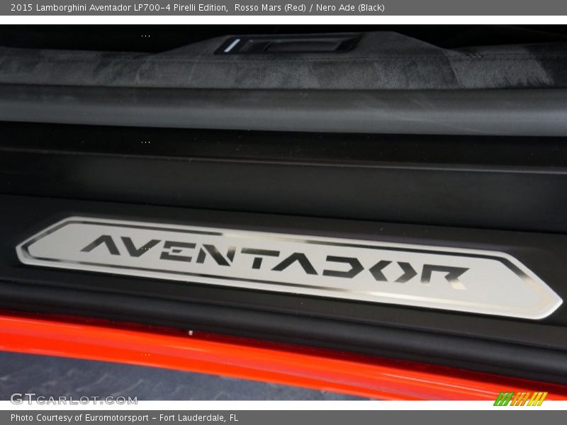Rosso Mars (Red) / Nero Ade (Black) 2015 Lamborghini Aventador LP700-4 Pirelli Edition