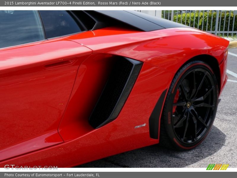 Rosso Mars (Red) / Nero Ade (Black) 2015 Lamborghini Aventador LP700-4 Pirelli Edition