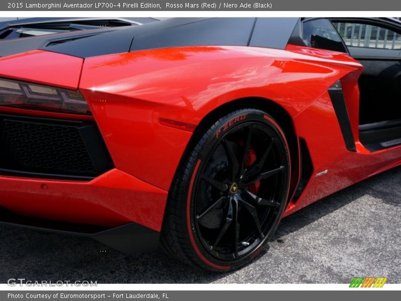 Rosso Mars (Red) / Nero Ade (Black) 2015 Lamborghini Aventador LP700-4 Pirelli Edition