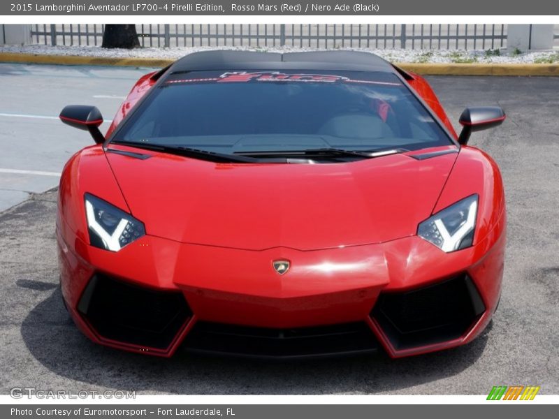 Rosso Mars (Red) / Nero Ade (Black) 2015 Lamborghini Aventador LP700-4 Pirelli Edition