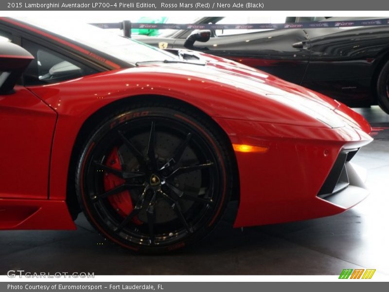 Rosso Mars (Red) / Nero Ade (Black) 2015 Lamborghini Aventador LP700-4 Pirelli Edition