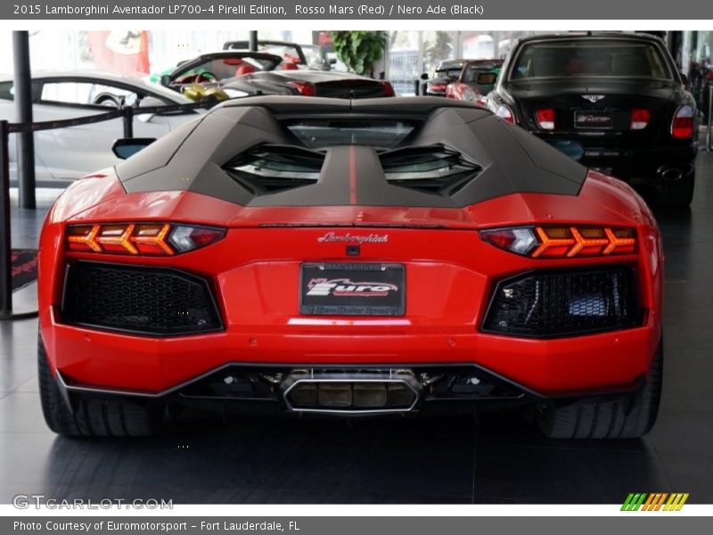 Rosso Mars (Red) / Nero Ade (Black) 2015 Lamborghini Aventador LP700-4 Pirelli Edition