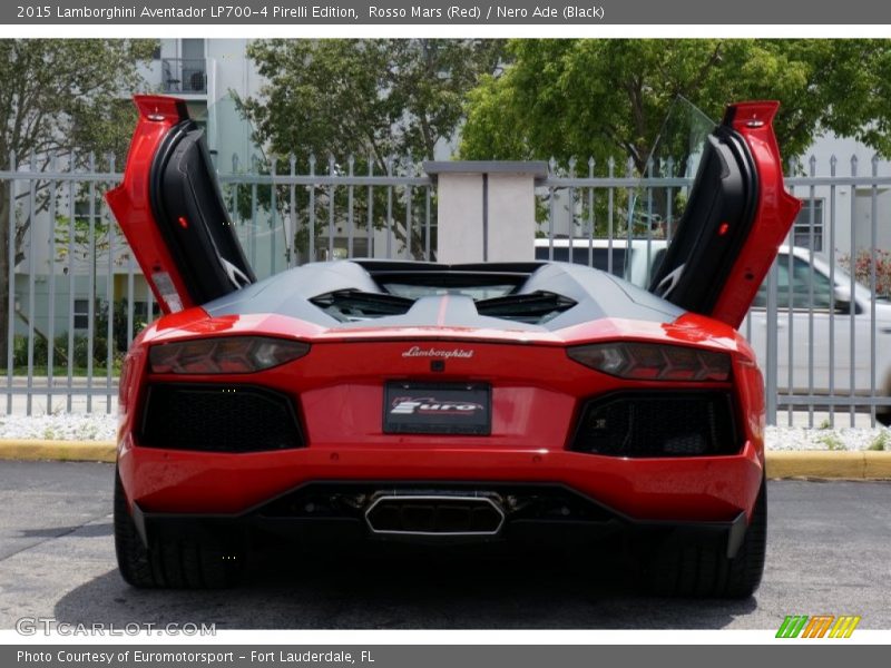 Rosso Mars (Red) / Nero Ade (Black) 2015 Lamborghini Aventador LP700-4 Pirelli Edition