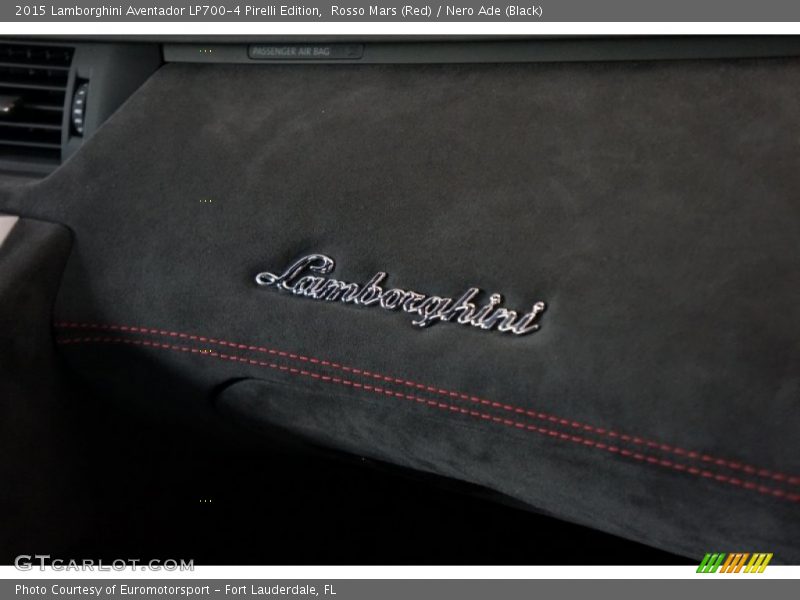 Rosso Mars (Red) / Nero Ade (Black) 2015 Lamborghini Aventador LP700-4 Pirelli Edition