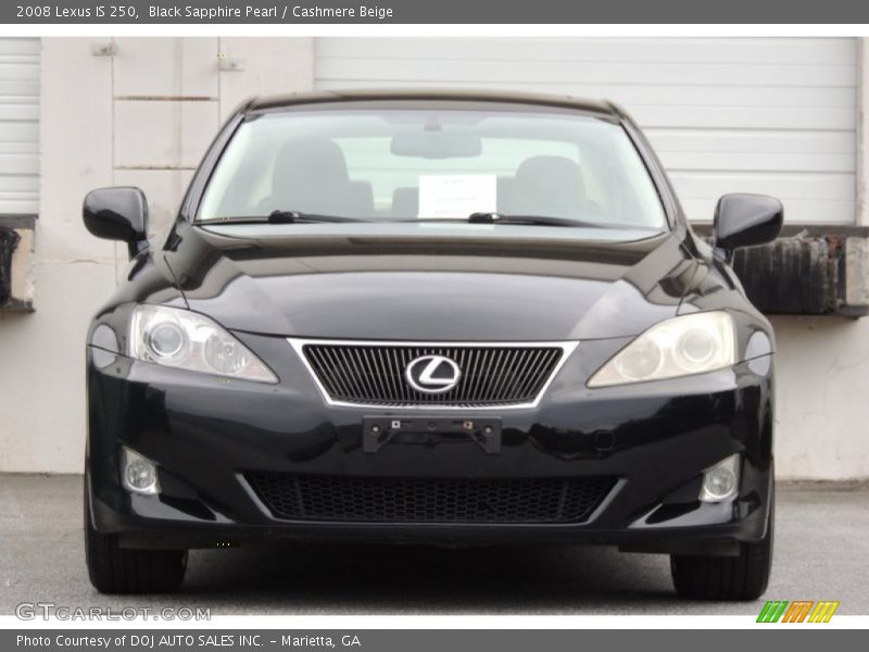 Black Sapphire Pearl / Cashmere Beige 2008 Lexus IS 250