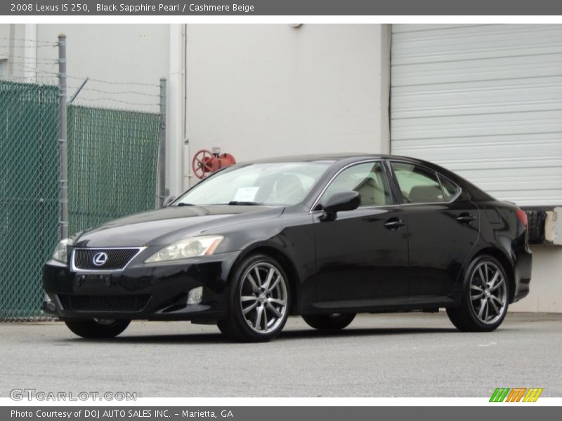 Black Sapphire Pearl / Cashmere Beige 2008 Lexus IS 250