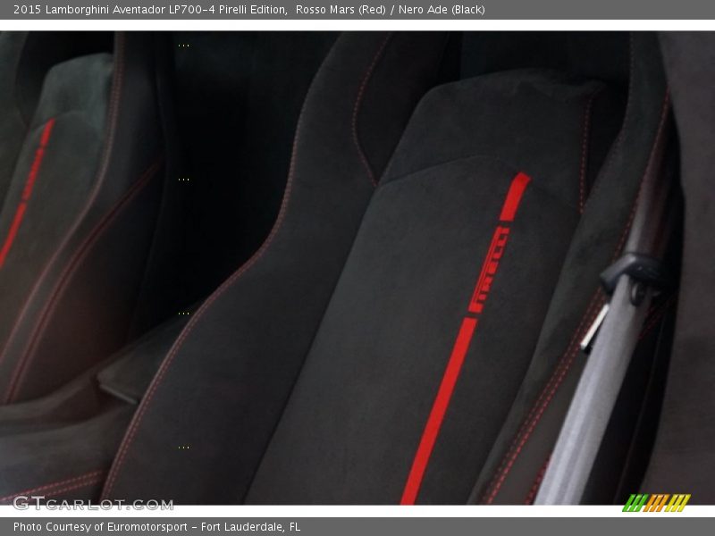 Rosso Mars (Red) / Nero Ade (Black) 2015 Lamborghini Aventador LP700-4 Pirelli Edition