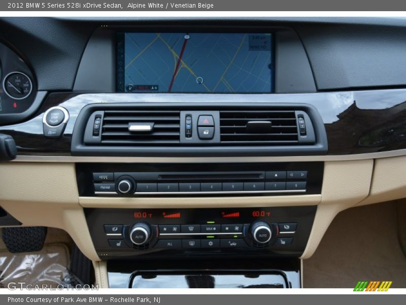 Alpine White / Venetian Beige 2012 BMW 5 Series 528i xDrive Sedan