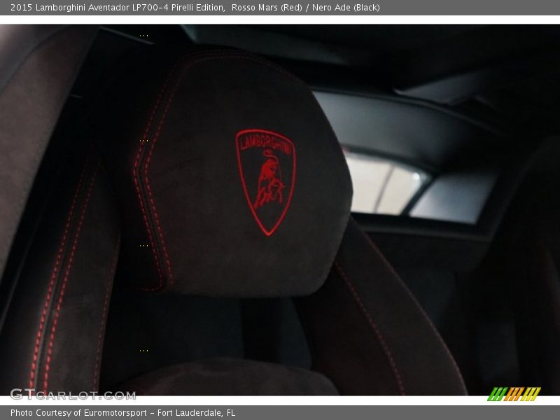Rosso Mars (Red) / Nero Ade (Black) 2015 Lamborghini Aventador LP700-4 Pirelli Edition