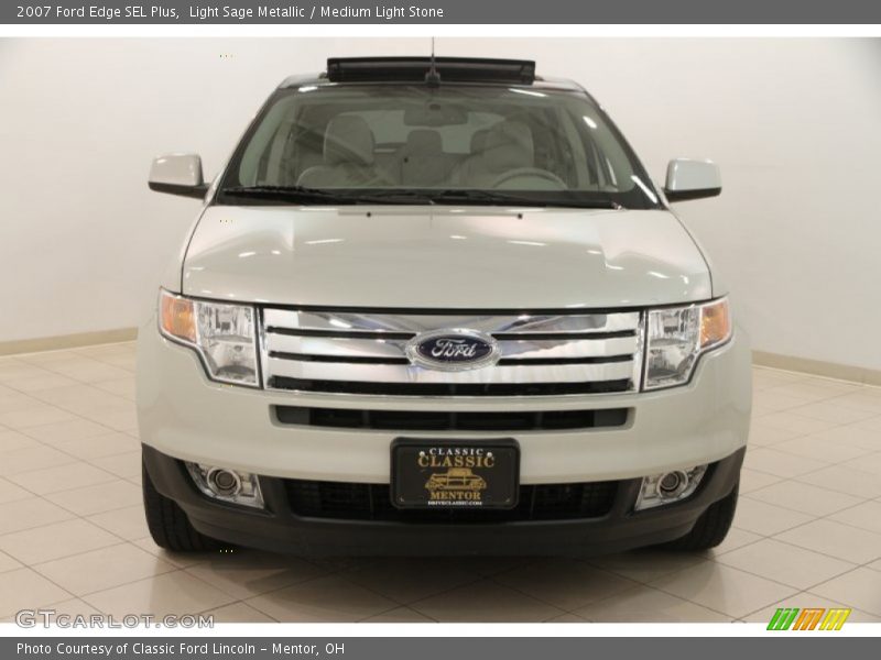 Light Sage Metallic / Medium Light Stone 2007 Ford Edge SEL Plus
