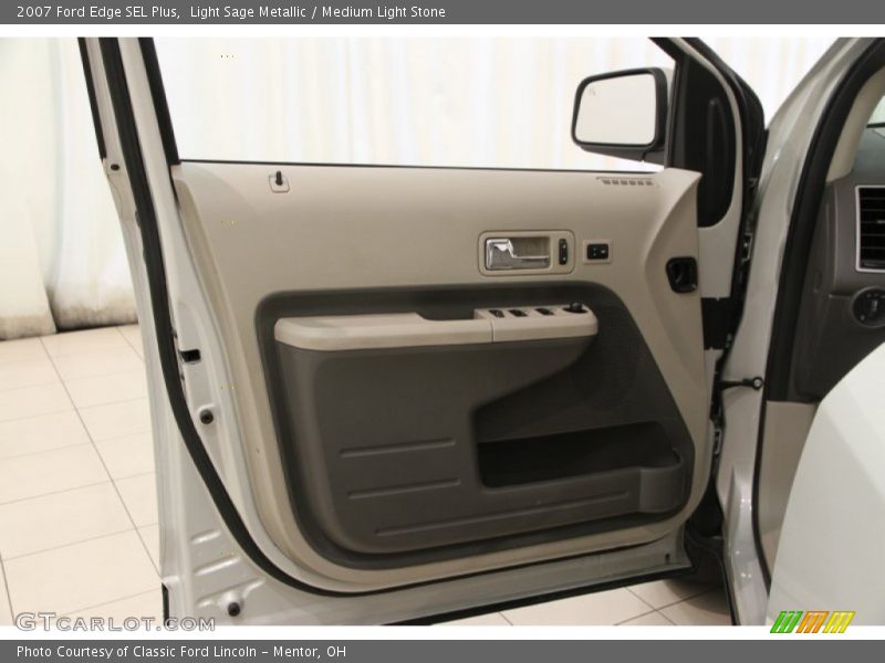 Light Sage Metallic / Medium Light Stone 2007 Ford Edge SEL Plus