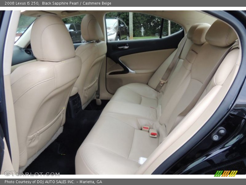 Black Sapphire Pearl / Cashmere Beige 2008 Lexus IS 250