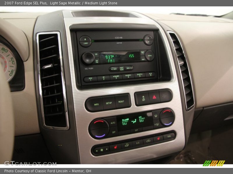 Controls of 2007 Edge SEL Plus