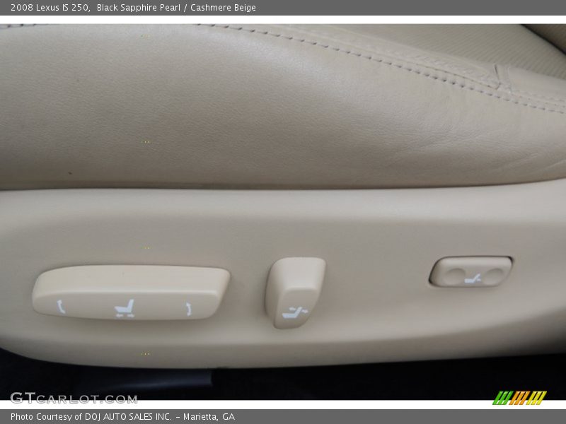 Black Sapphire Pearl / Cashmere Beige 2008 Lexus IS 250