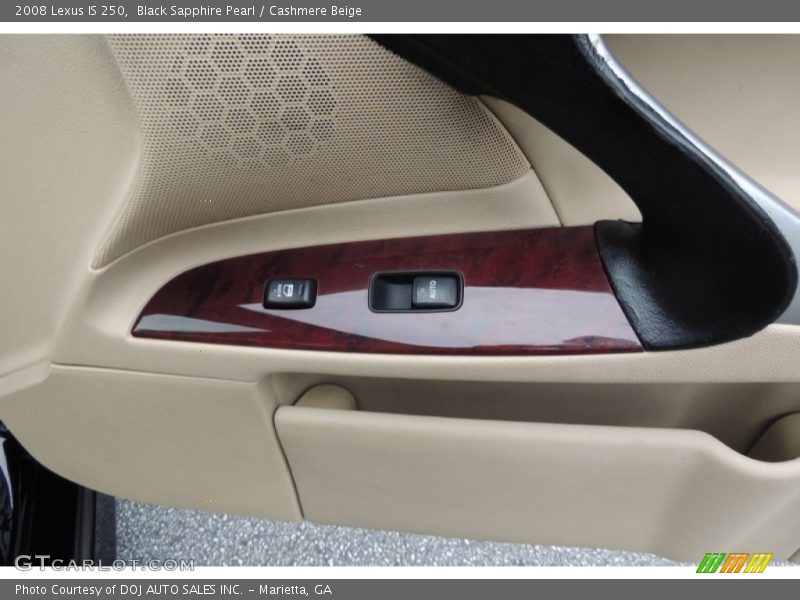 Black Sapphire Pearl / Cashmere Beige 2008 Lexus IS 250