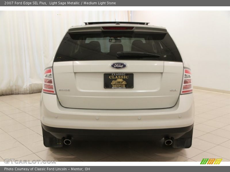 Light Sage Metallic / Medium Light Stone 2007 Ford Edge SEL Plus