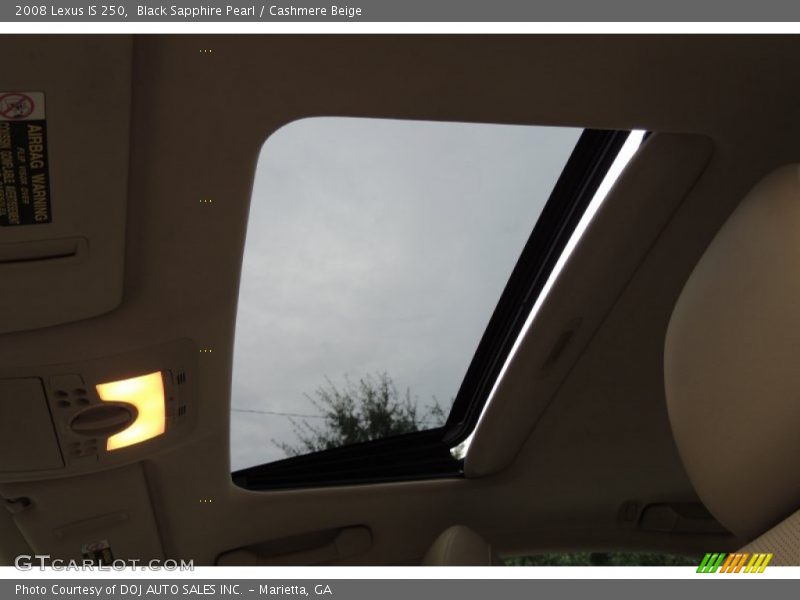 Black Sapphire Pearl / Cashmere Beige 2008 Lexus IS 250