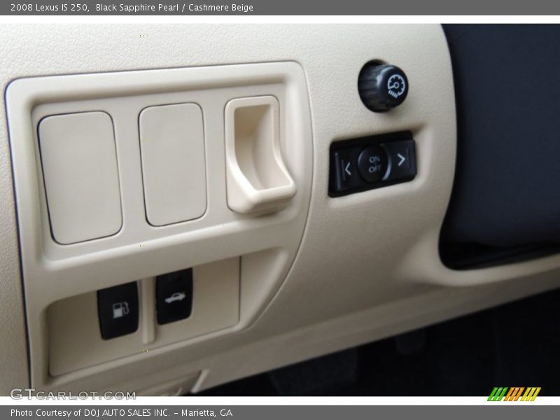 Black Sapphire Pearl / Cashmere Beige 2008 Lexus IS 250