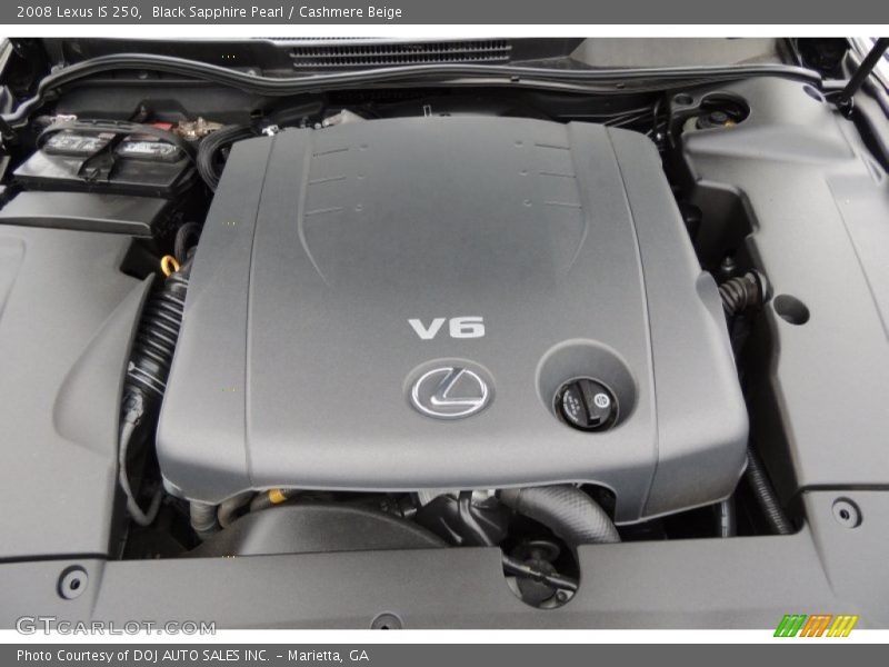 Black Sapphire Pearl / Cashmere Beige 2008 Lexus IS 250