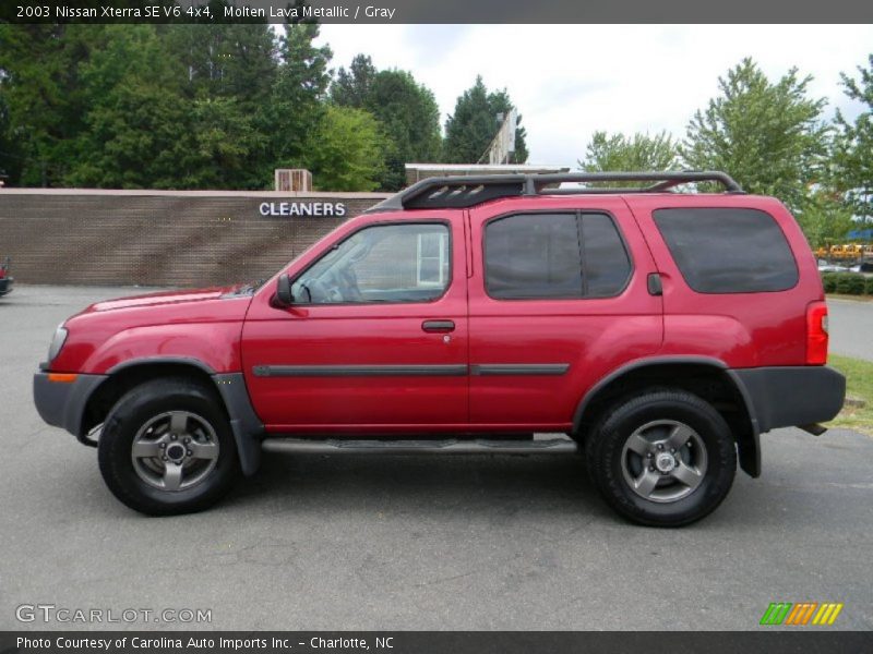 Molten Lava Metallic / Gray 2003 Nissan Xterra SE V6 4x4