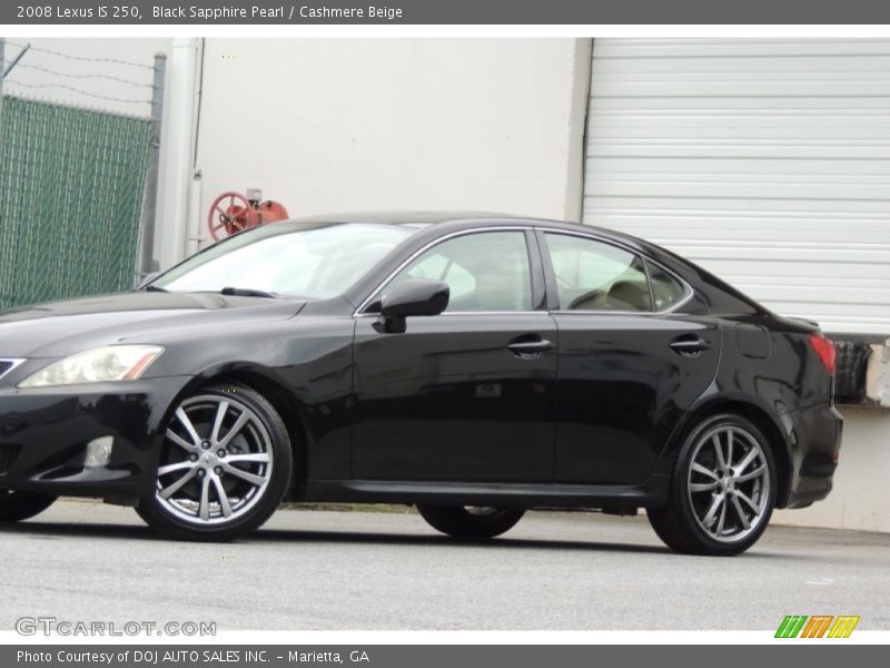 Black Sapphire Pearl / Cashmere Beige 2008 Lexus IS 250