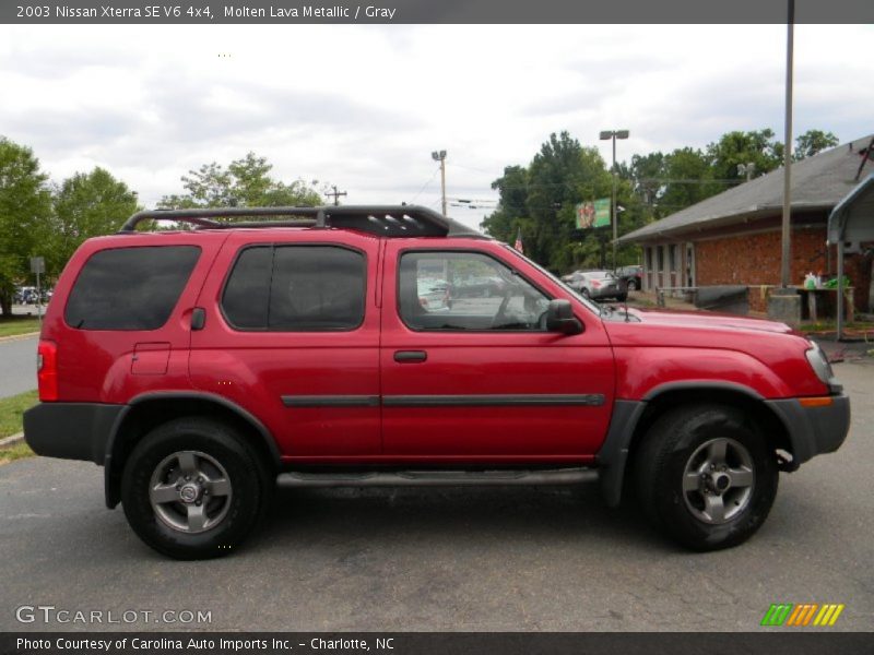 Molten Lava Metallic / Gray 2003 Nissan Xterra SE V6 4x4