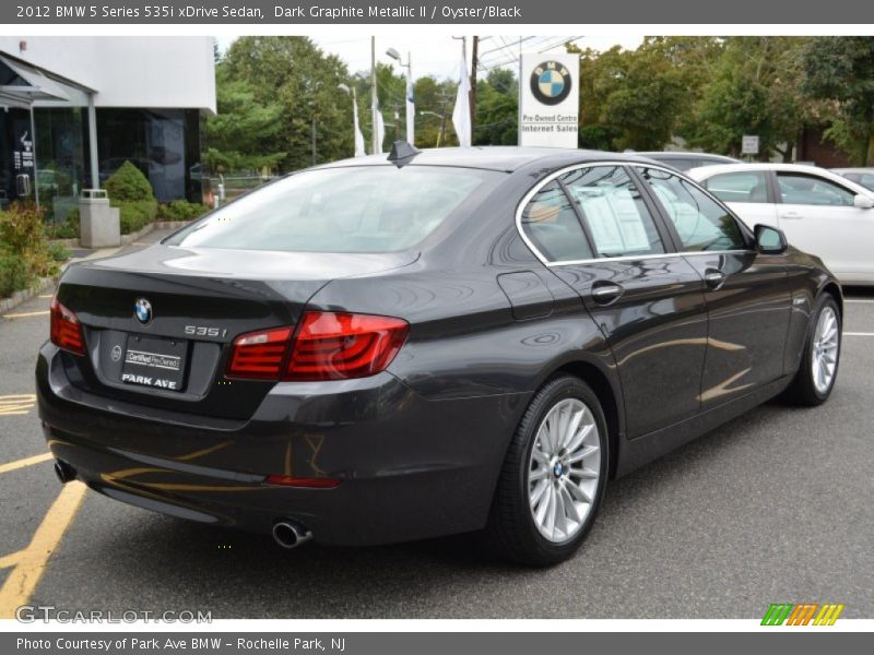 Dark Graphite Metallic II / Oyster/Black 2012 BMW 5 Series 535i xDrive Sedan
