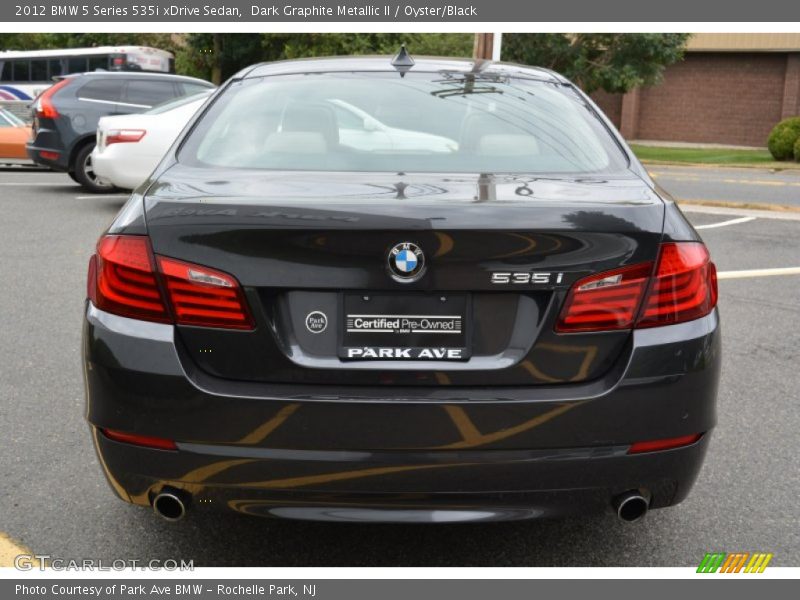 Dark Graphite Metallic II / Oyster/Black 2012 BMW 5 Series 535i xDrive Sedan
