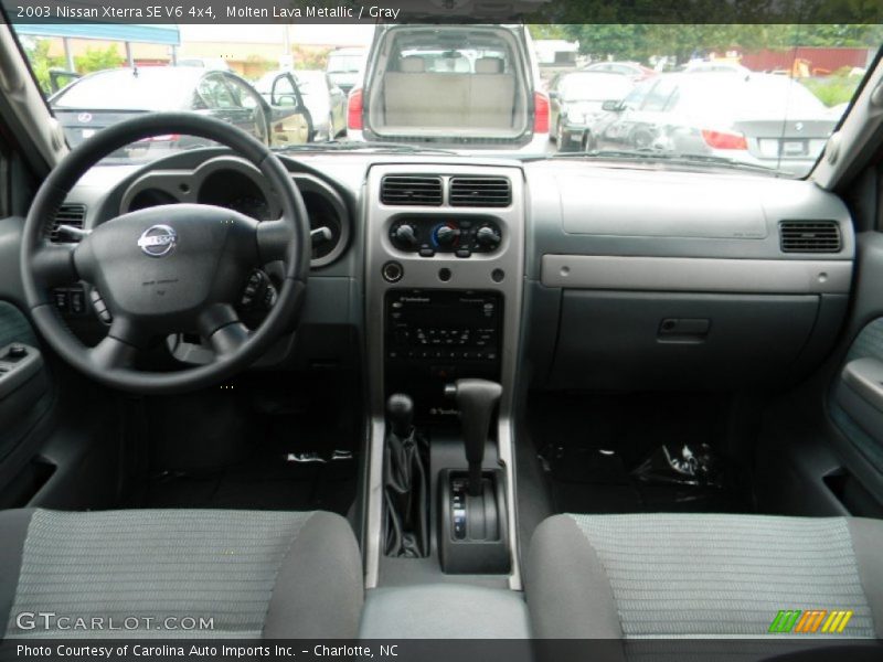 Molten Lava Metallic / Gray 2003 Nissan Xterra SE V6 4x4